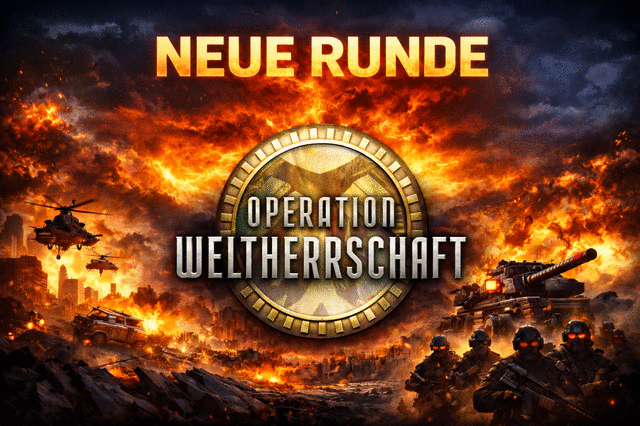 Neustart in Operation Weltherrschaft!