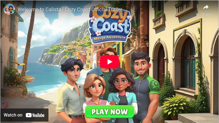 Cozy Coast: InnoGames startet weltweiten Vertrieb der Puzzle-App
