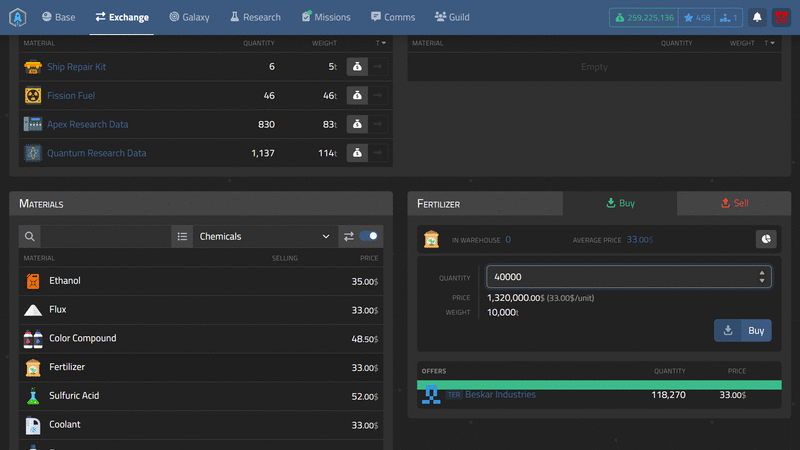 Screenshot Galactic Tycoons