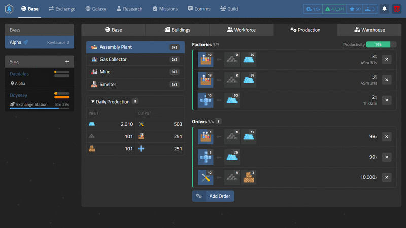 Screenshot Galactic Tycoons