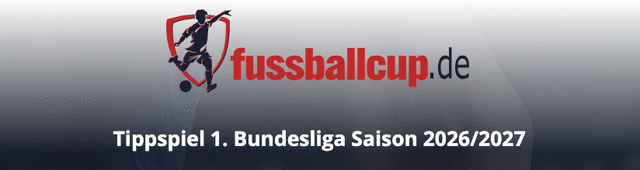 Fussballcup: Tippspiel für die Saison 26/27 beginnt