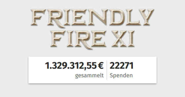 Friendly Fire 11 erzielt neuen Zuschauerspenden-Rekord