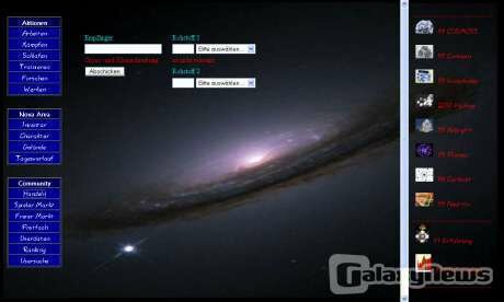 Screenshot NovaGalaxies