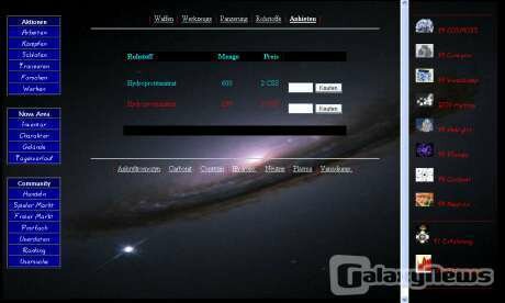 Screenshot NovaGalaxies