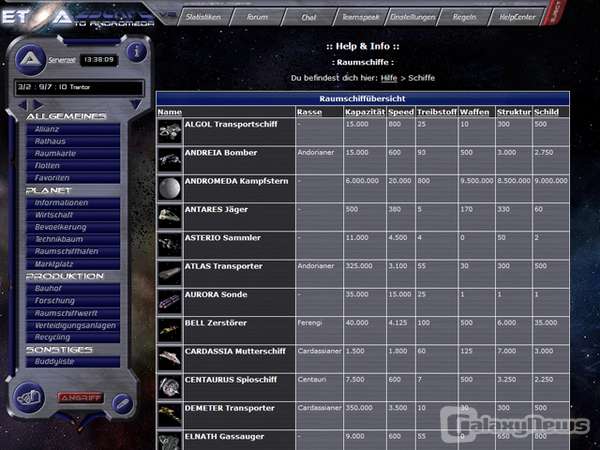 Screenshot EtoA Escape to Andromeda