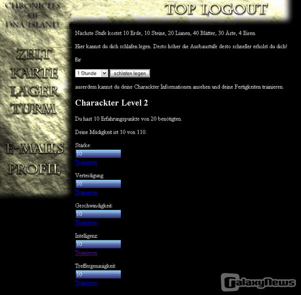 Screenshot Chronicles of DNA-Island