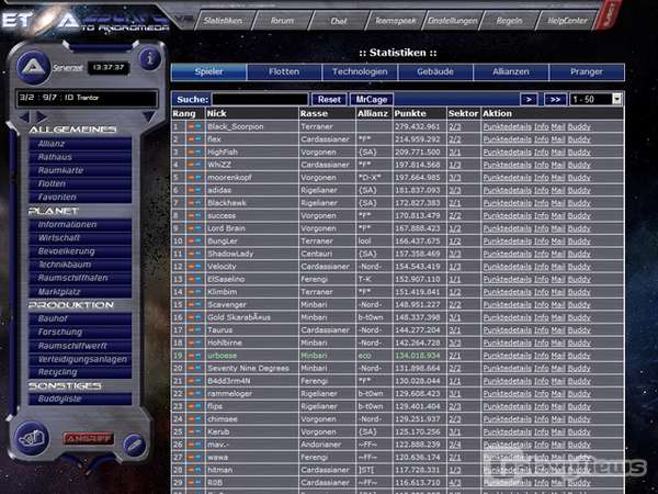 Screenshot EtoA Escape to Andromeda