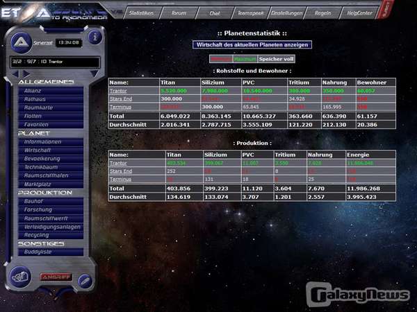 Screenshot EtoA Escape to Andromeda