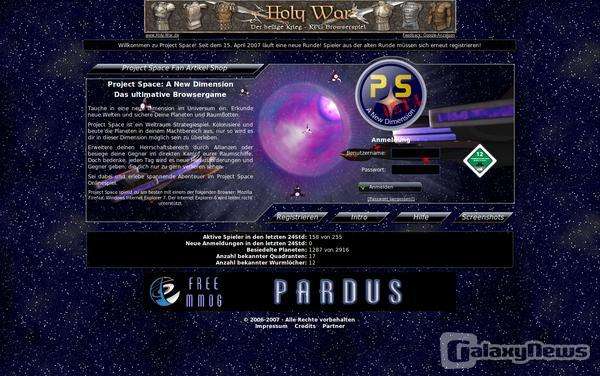 Screenshot Project Space