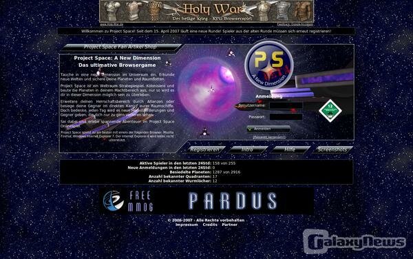 Screenshot Project Space