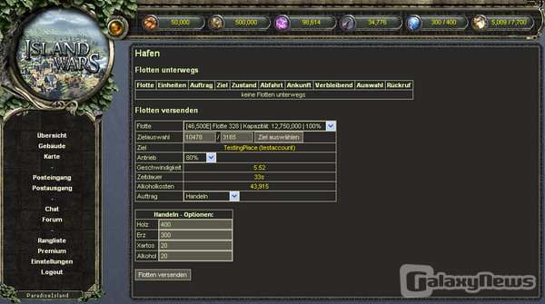 Screenshot Island Wars