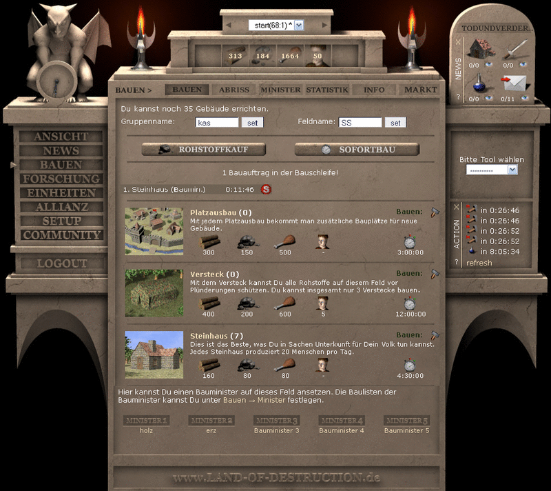 Screenshot Land of Destruction