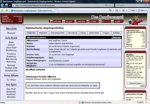 Screenshot Jungfrauenspiel
