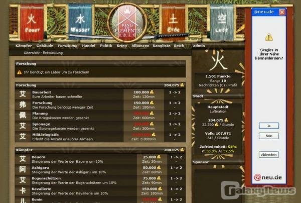 Screenshot King Of Elements