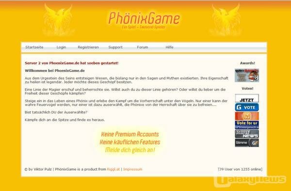 Screenshot PhönixGame