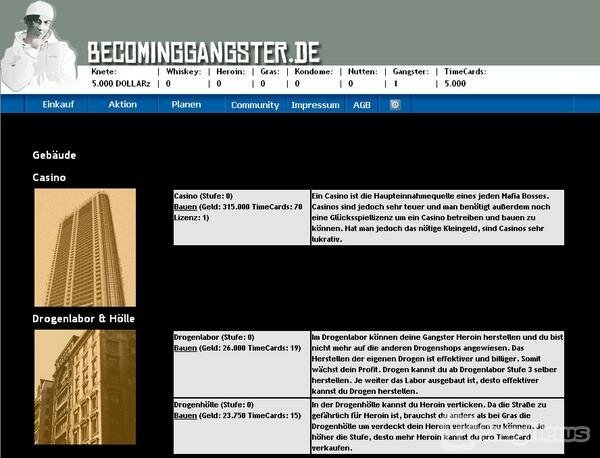 Screenshot Becominggangster - Werde zum Gangster!