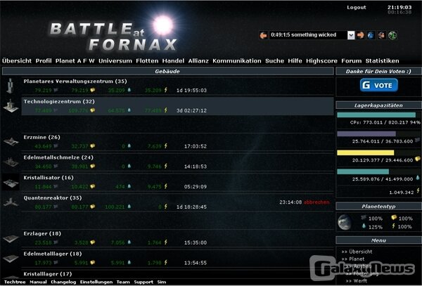 Screenshot Battle at Fornax