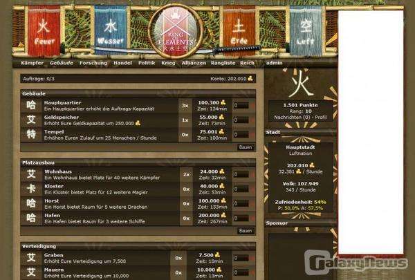 Screenshot King Of Elements