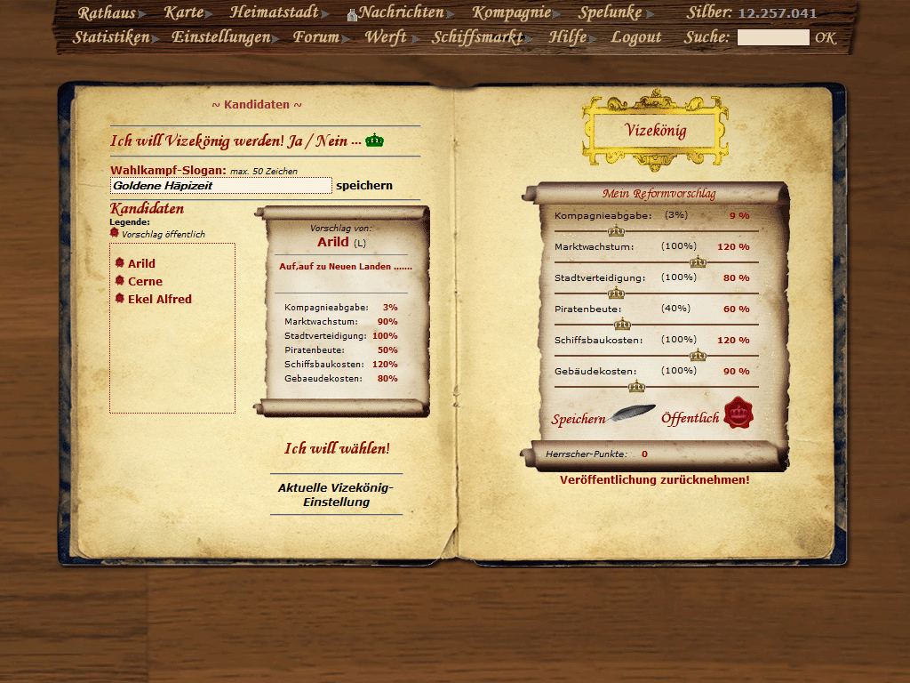 Screenshot Händler und Piraten