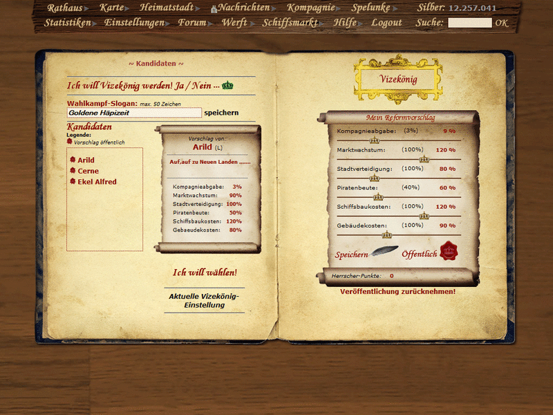 Screenshot Händler und Piraten