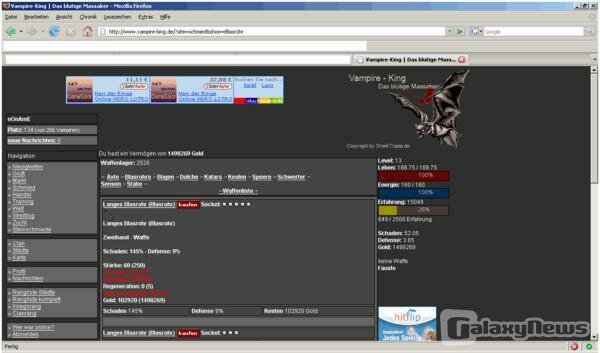 Screenshot Vampire King