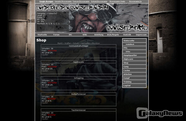 Screenshot Gangstertime