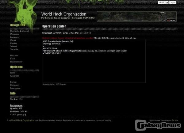 Screenshot World Hack Organization [WHO]