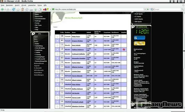 Screenshot CA FManager