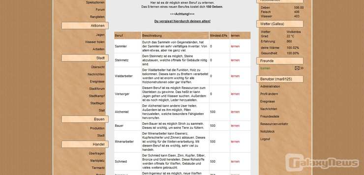 Screenshot Game of Elements