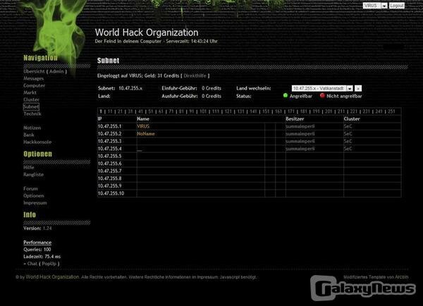 Screenshot World Hack Organization [WHO]