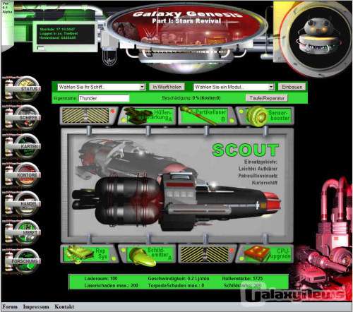 Screenshot Galaxy Genesis