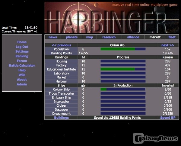 Screenshot Harbinger