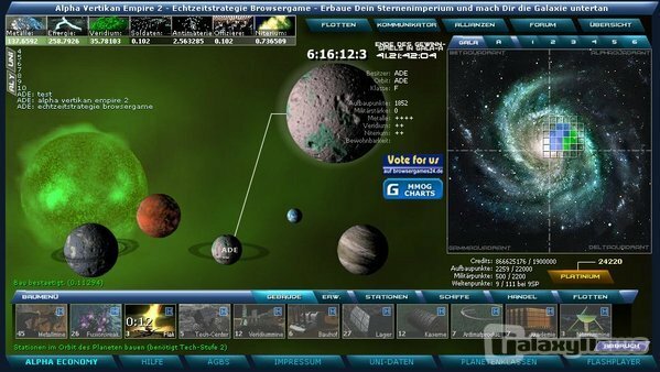 Screenshot Alpha Vertikan Empire 2