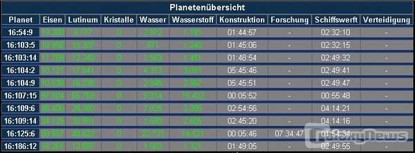 Screenshot Starfights.de