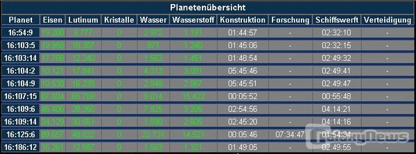 Screenshot Starfights.de
