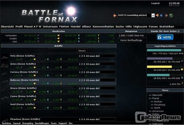 Screenshot Battle at Fornax