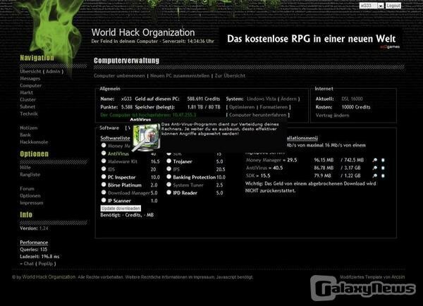Screenshot World Hack Organization [WHO]