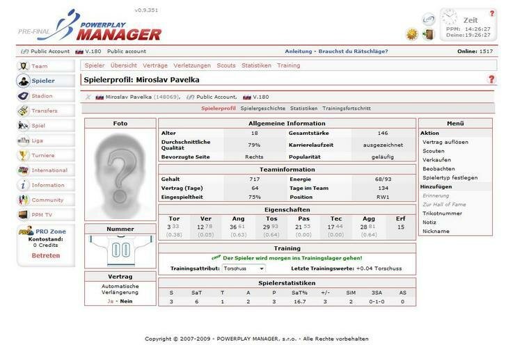 Screenshot Powerplay Manager