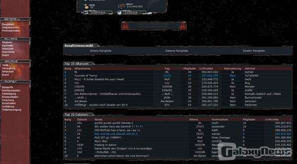 Screenshot Galaxy-Network