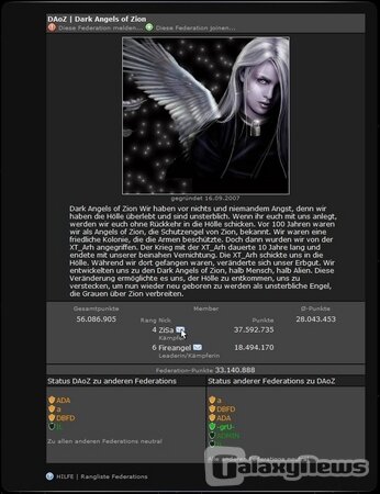 Screenshot ZION networx