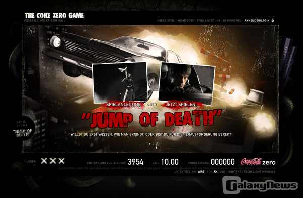 Screenshot The Coke Zero Game