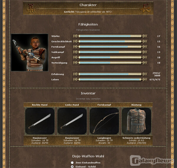 Screenshot Samurai Dragon