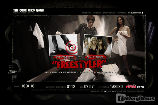 Screenshot The Coke Zero Game