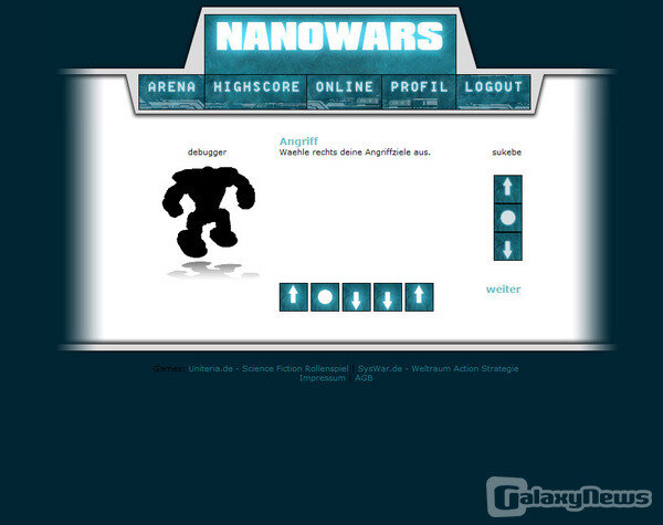 Screenshot Nanowars.de