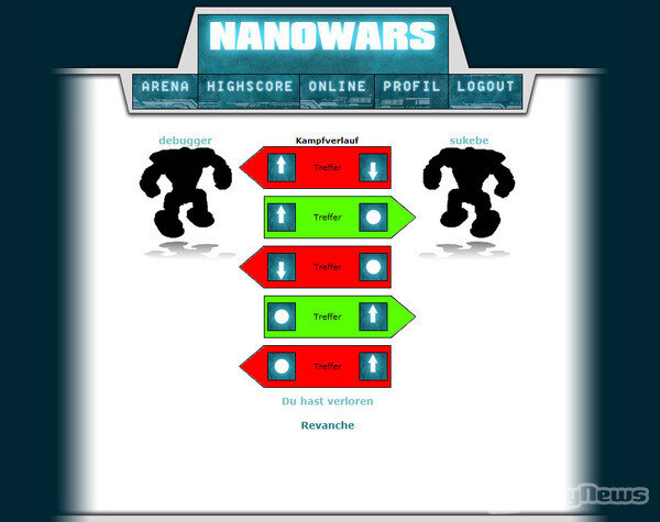 Screenshot Nanowars.de