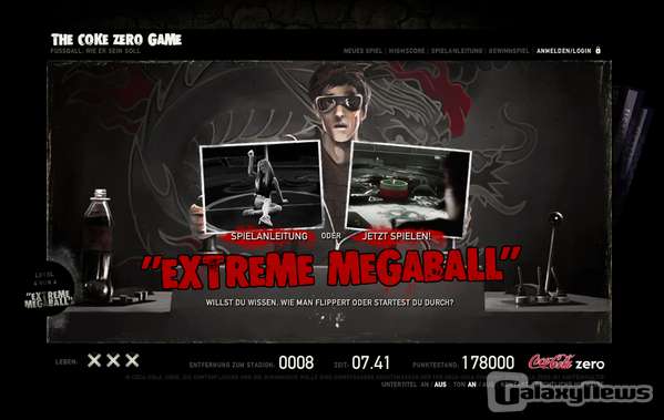 Screenshot The Coke Zero Game