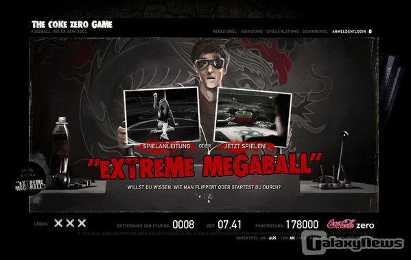 Screenshot The Coke Zero Game