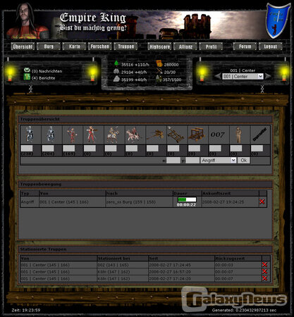 Screenshot Empire King: Die Rückkehr
