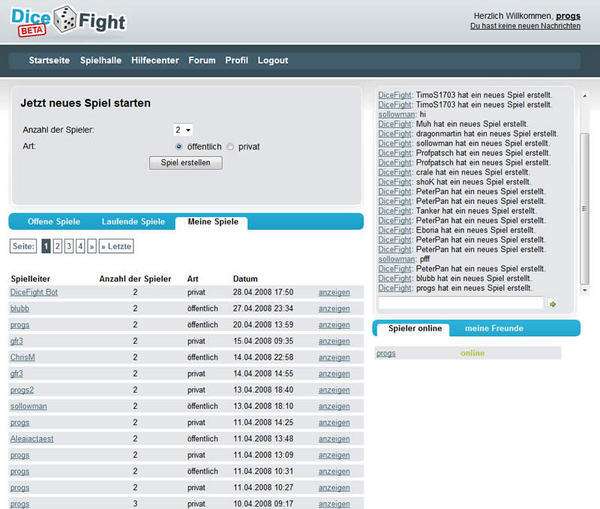 Screenshot DiceFight