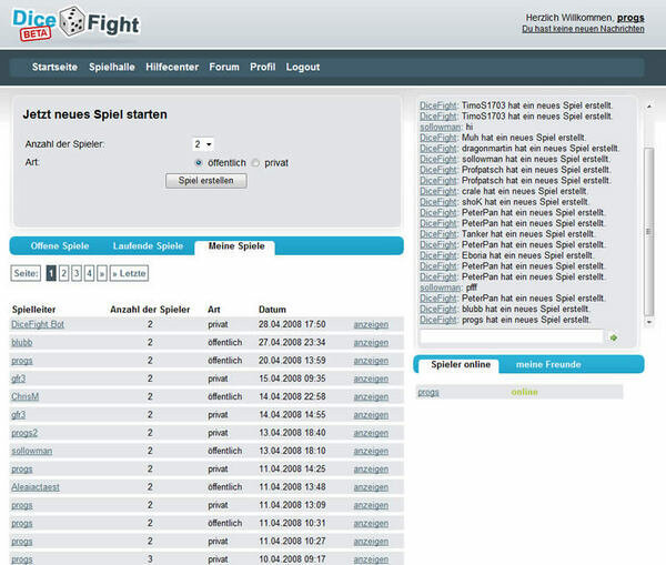 Screenshot DiceFight